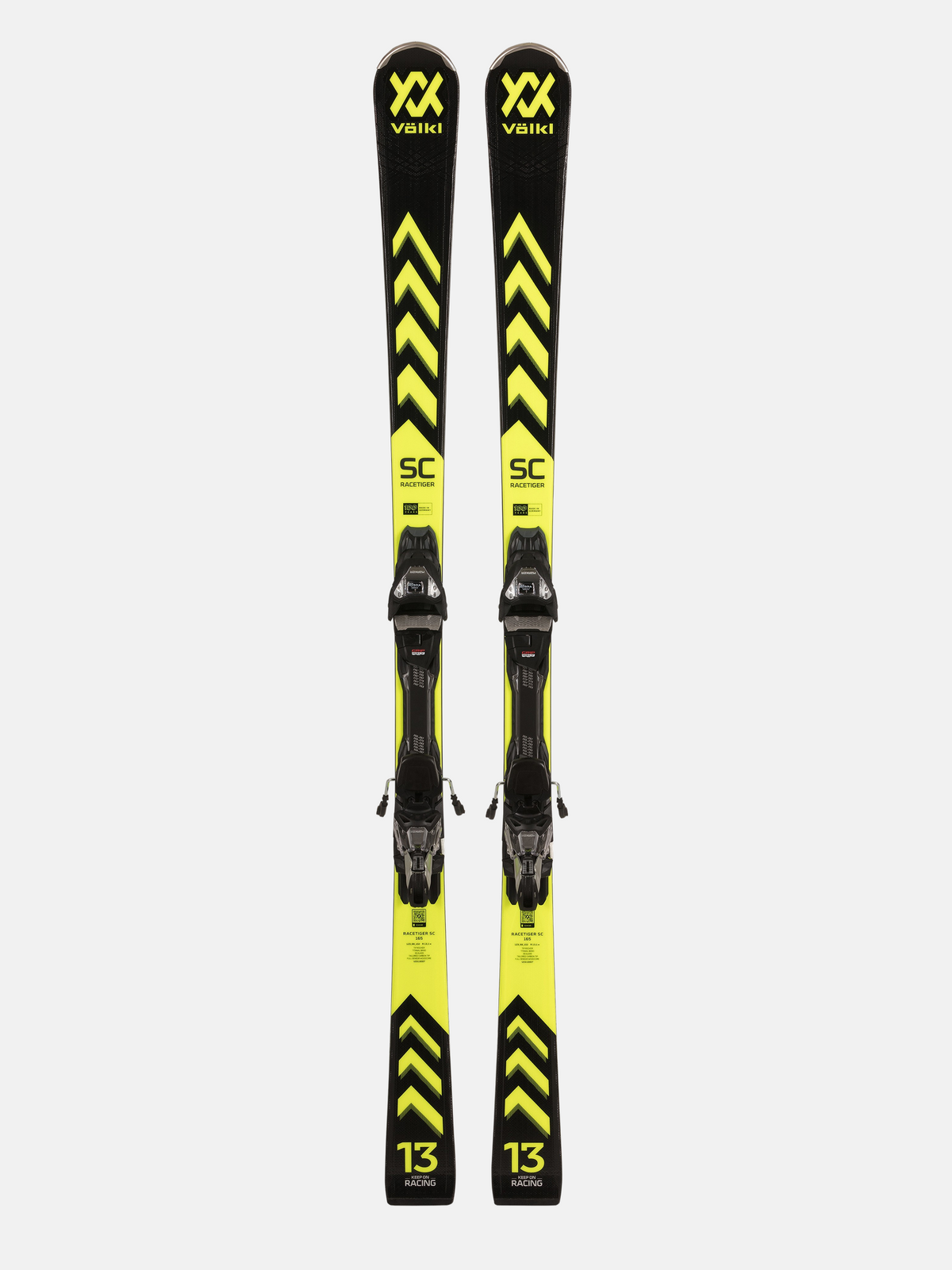 Volkl Racetiger SC Black 2024 usato — vista laterale