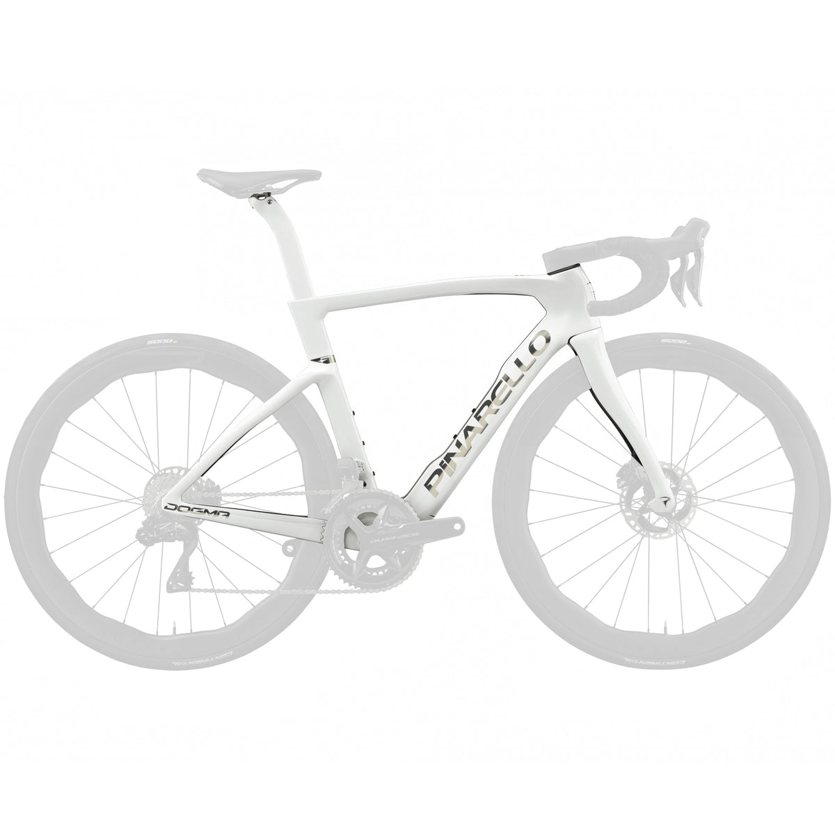 Pinarello New Dogma F 2025 usata — vista laterale