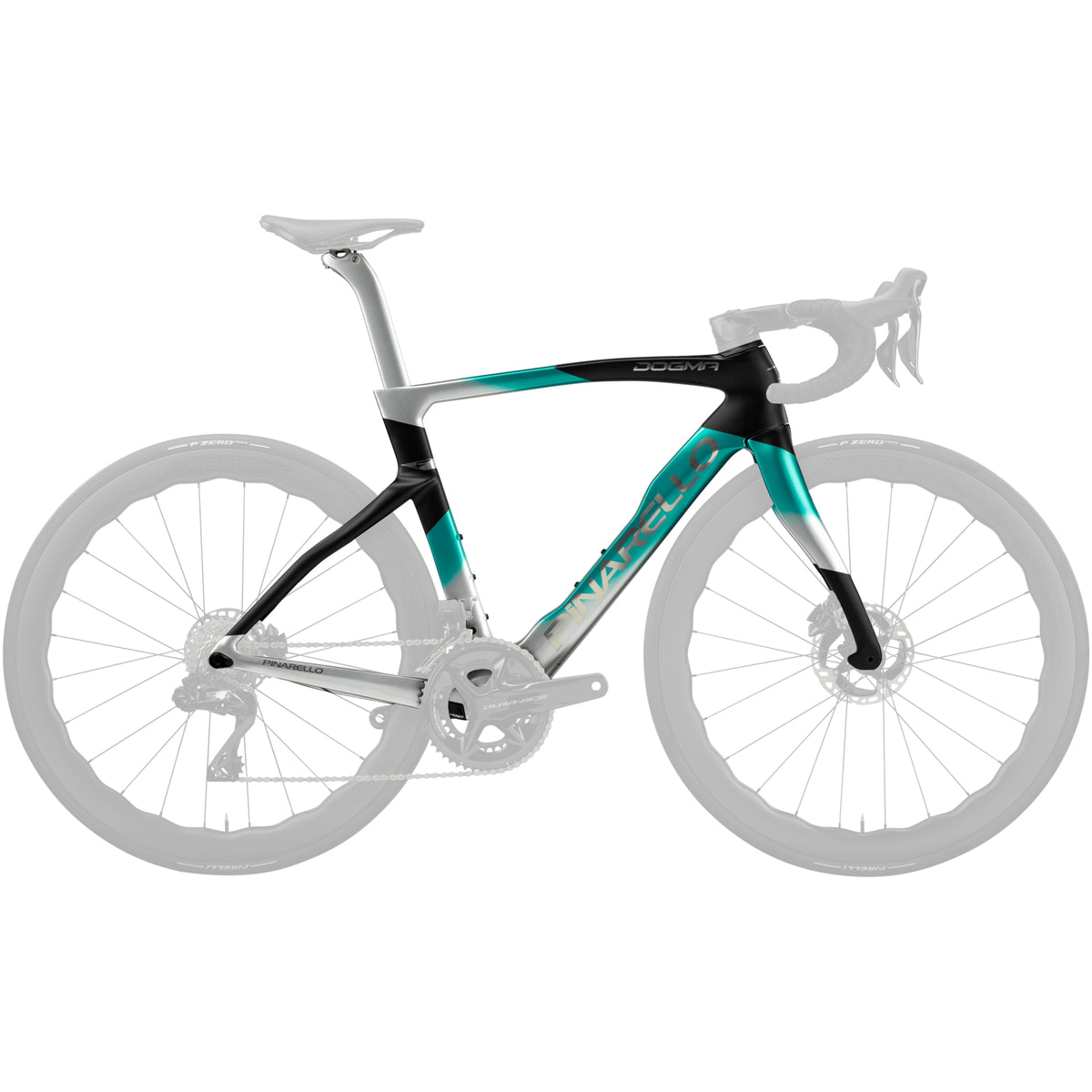Pinarello Dogma F 2024 usata — vista laterale