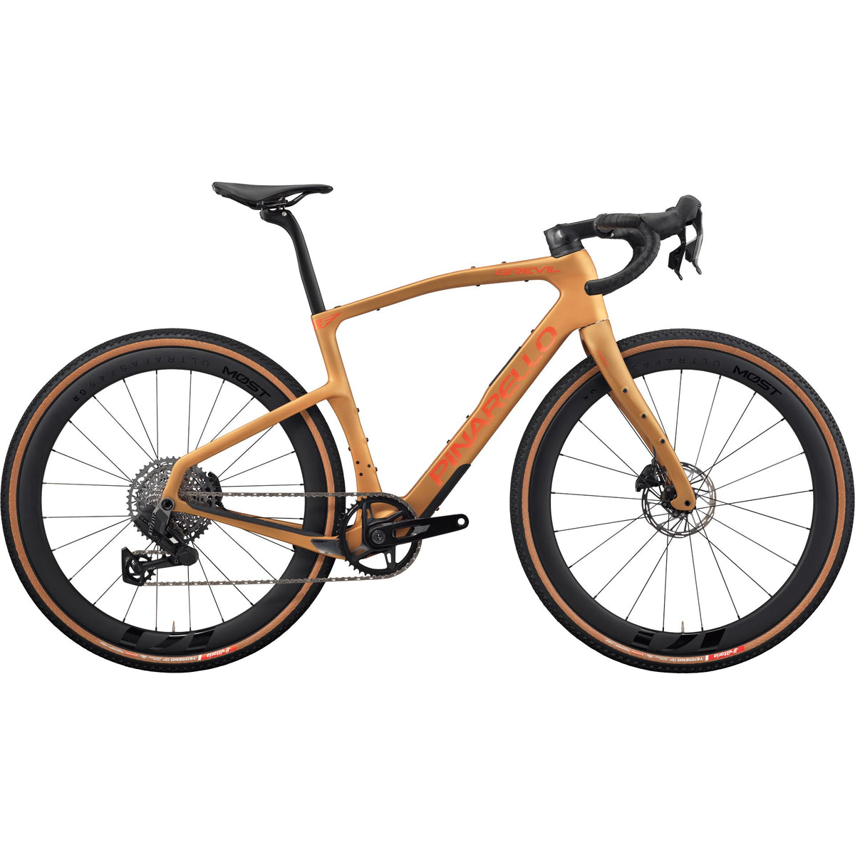 Pinarello New Grevil F5 2026 usata — vista laterale