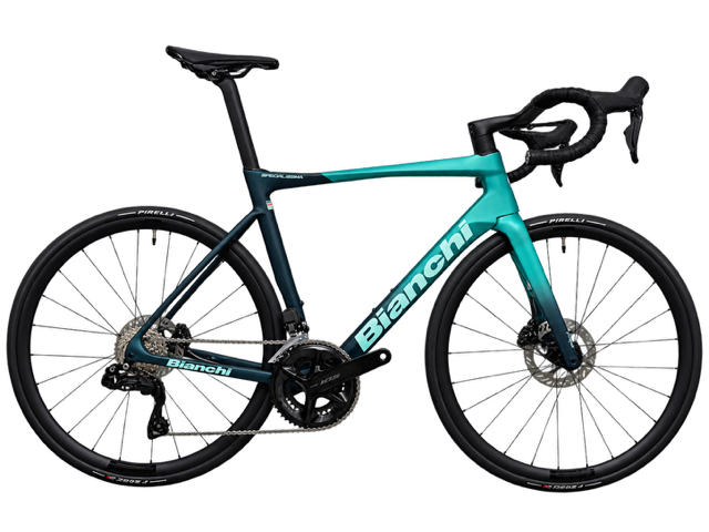 Bianchi Specialissima Pro 2026 usata — vista laterale