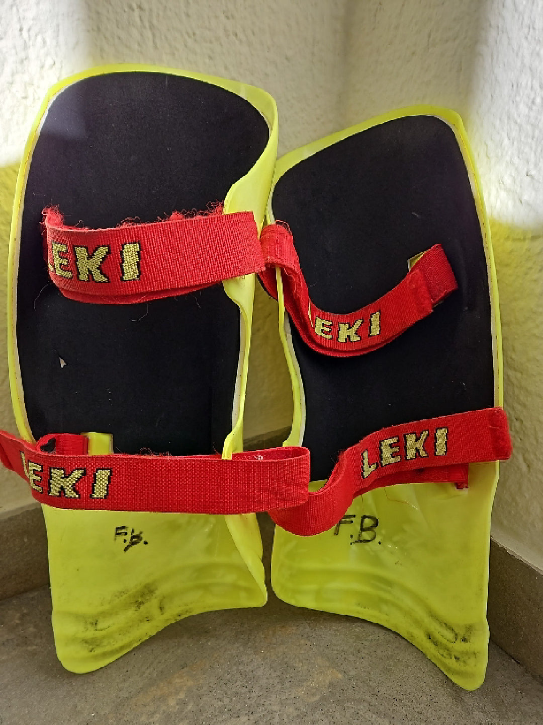 Parastinchi sci race LEKI da slalom 38 cm usati
