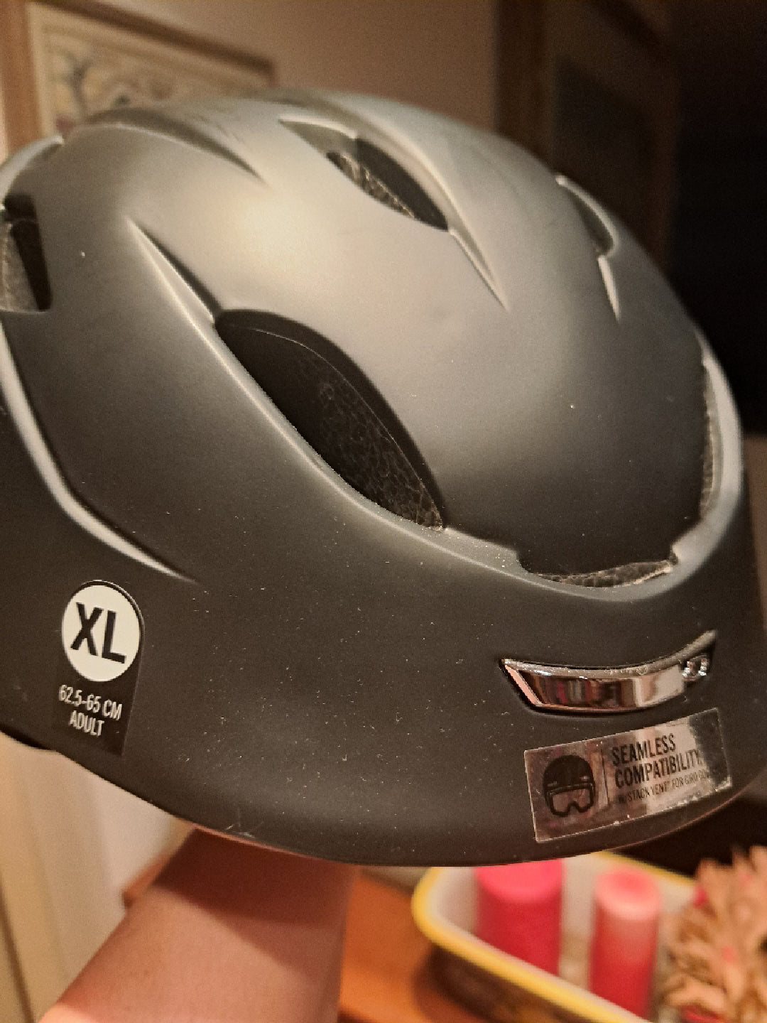 Casco sci alpino tg. XL (62.5-65 cm) usato