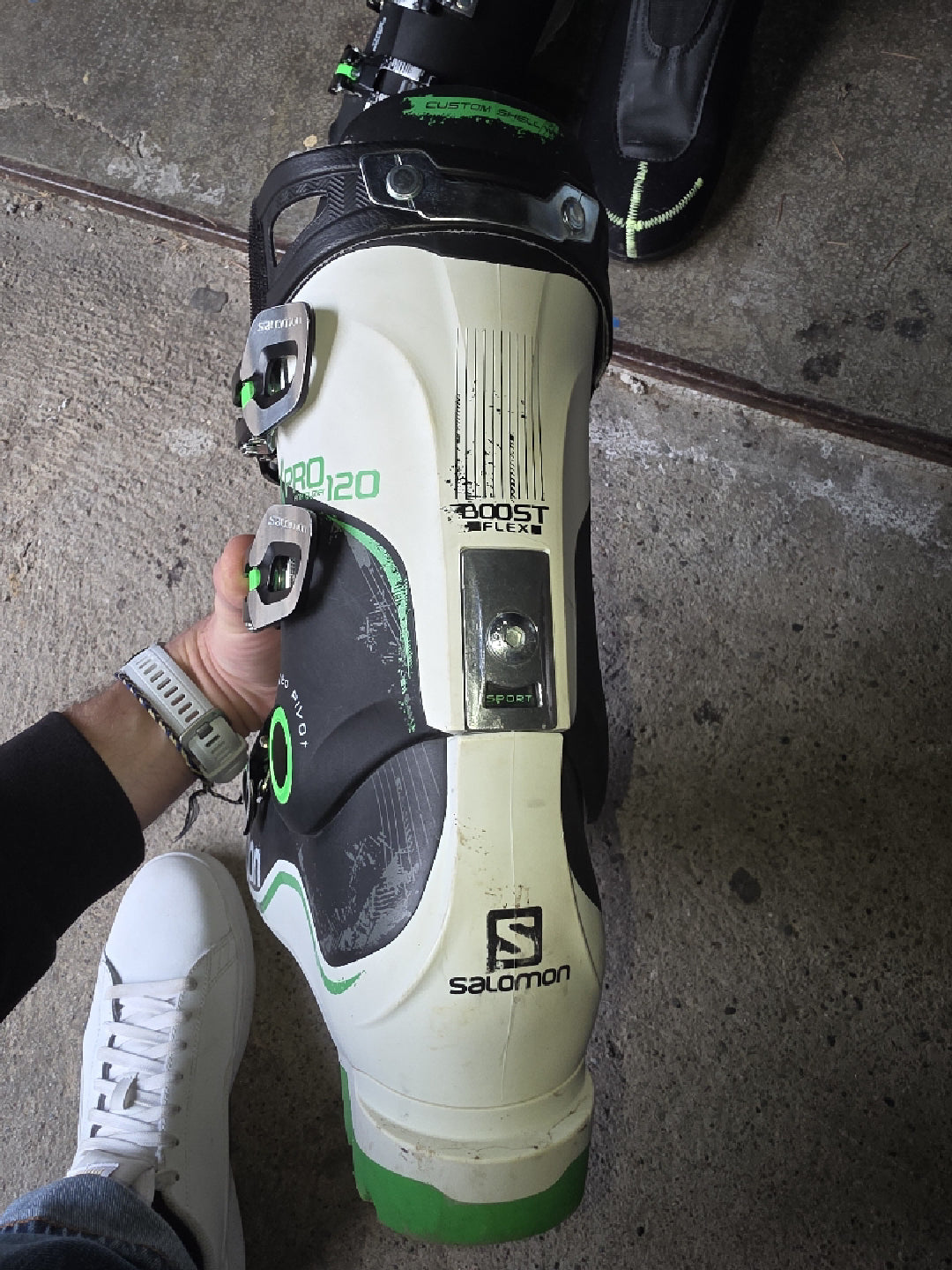 Scarponi sci Salomon xpro 120 tg. 29.5 usati come nuovi
