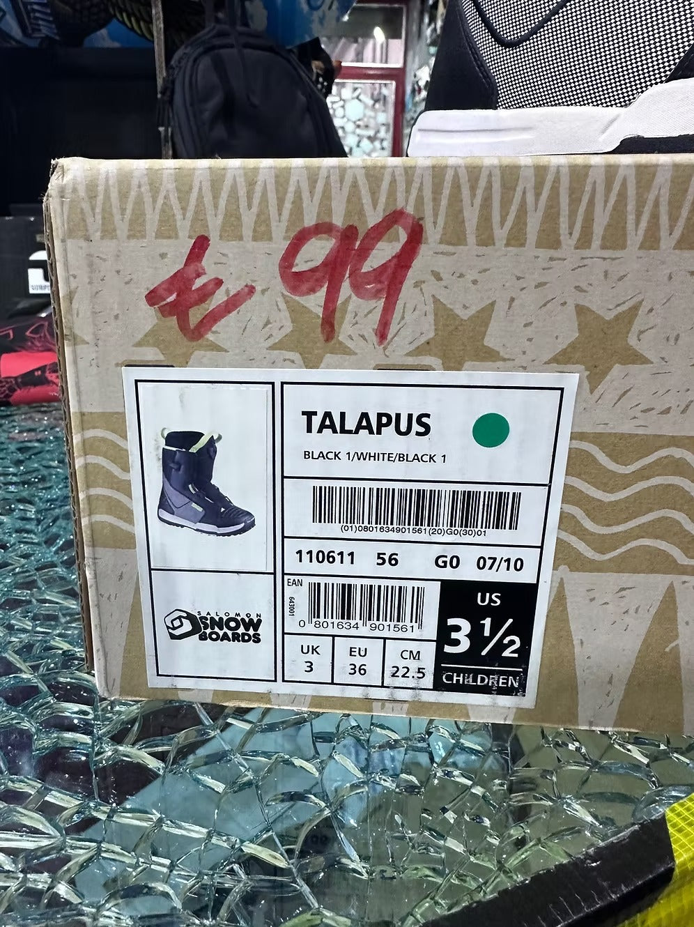 Scarpone Salomon Talapus n 36 bimbo NUOVO