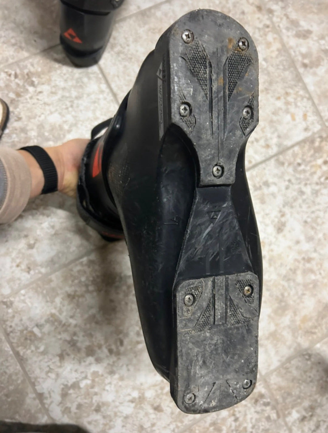 Scarponi sci Fischer RC4 The Curv 130 Vacuum 25.5 usati