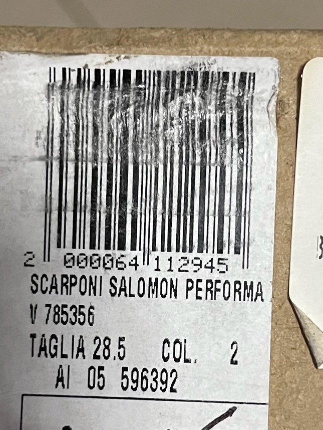 SCARPONI SALOMON tg. 28.5 usato