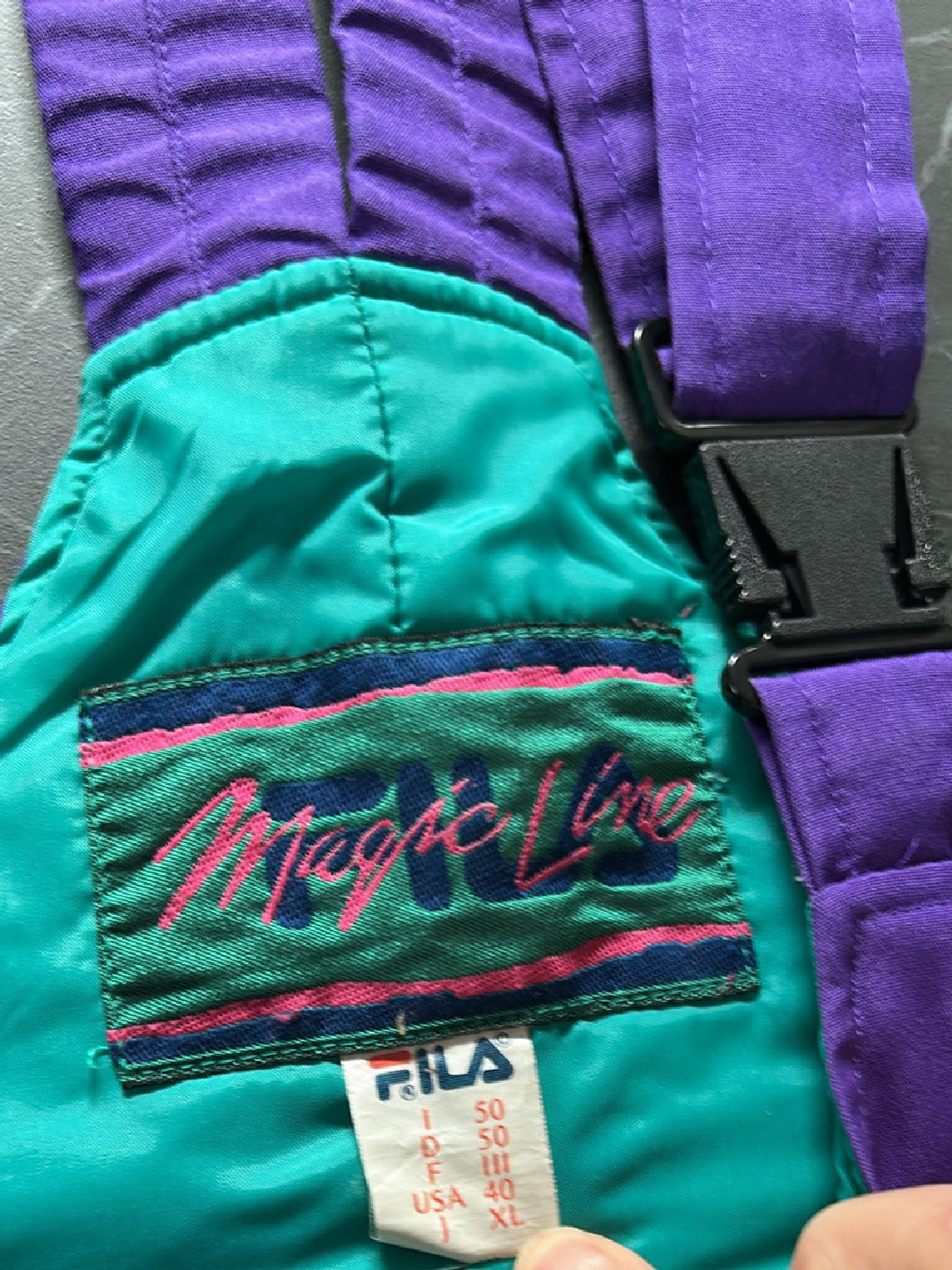 Salopette sci Vintage Fila tg. XL usata