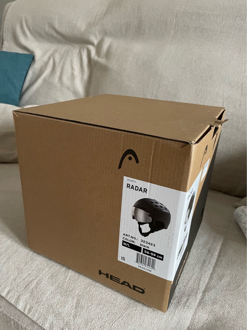 Casco sci ⛷️HEAD “Radar” con visiera integrata 56-59 cm