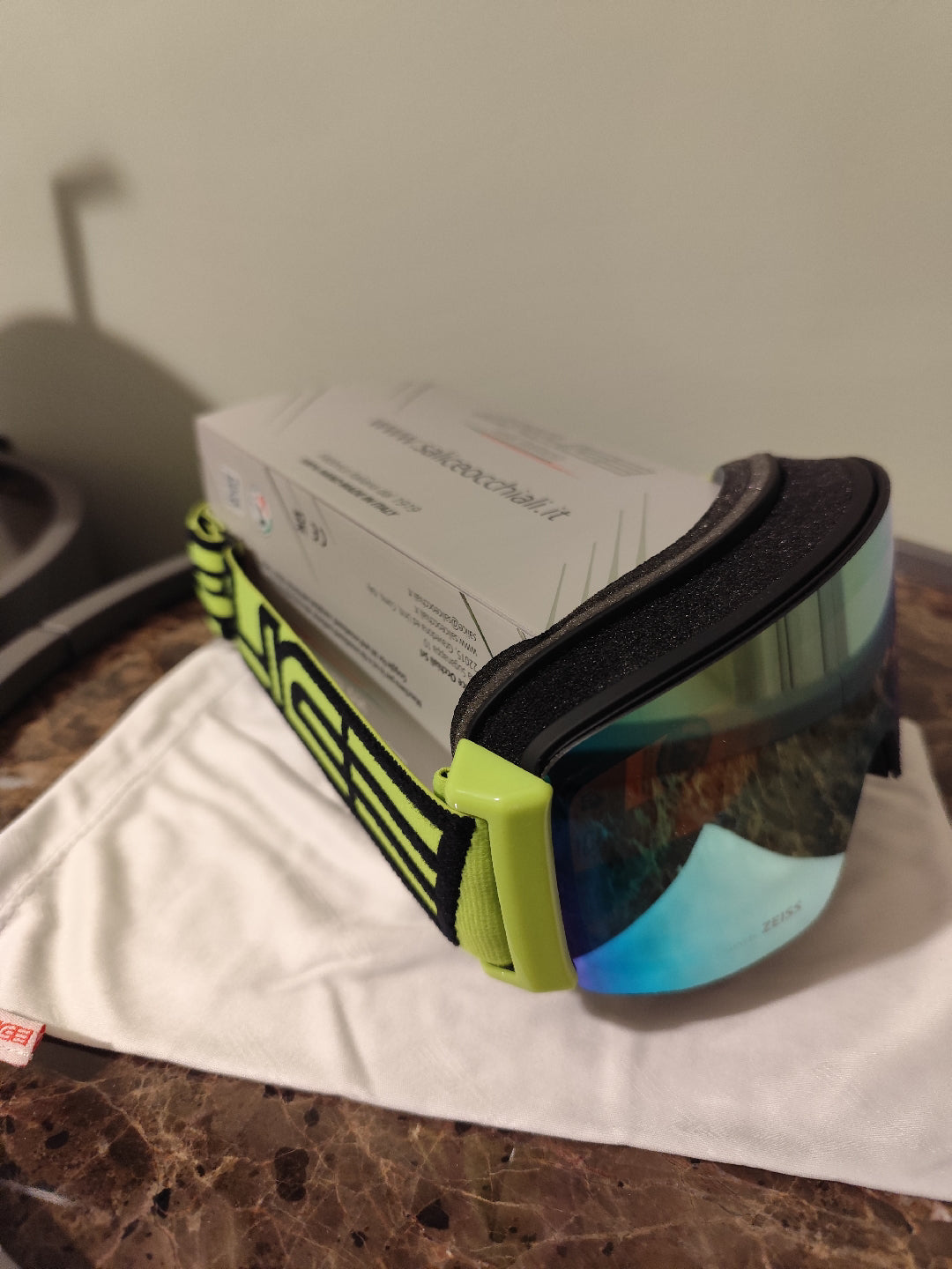 Maschera sci Salice Lenti Zeiss cat. S3 NUOVA