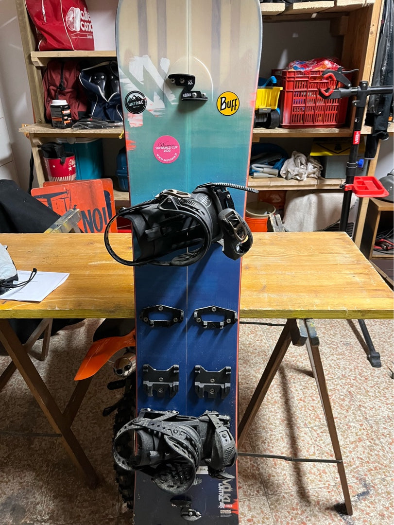 Volkl Untrac Splitboard 162cm usata + pelli e attacchi Burton