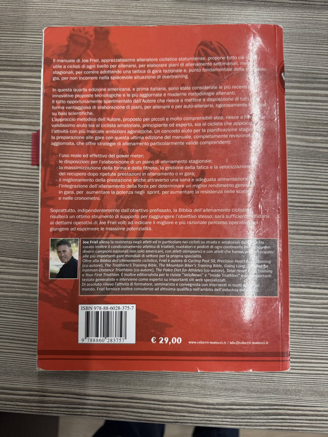 Manuale, La bibbia dell’allenamento ciclistico