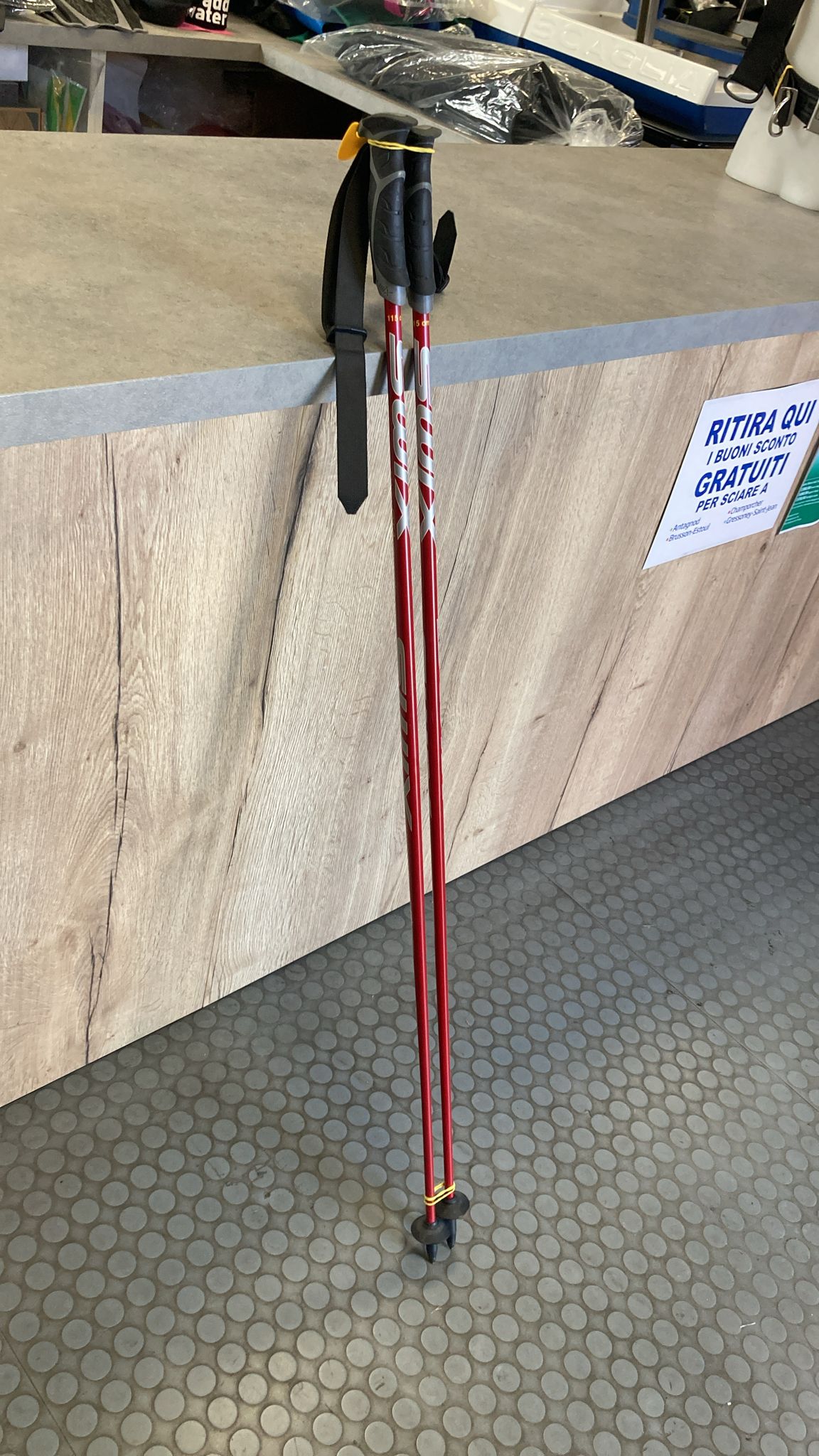 Bastoncini Swix Mach CT1 composite 115cm NUOVI
