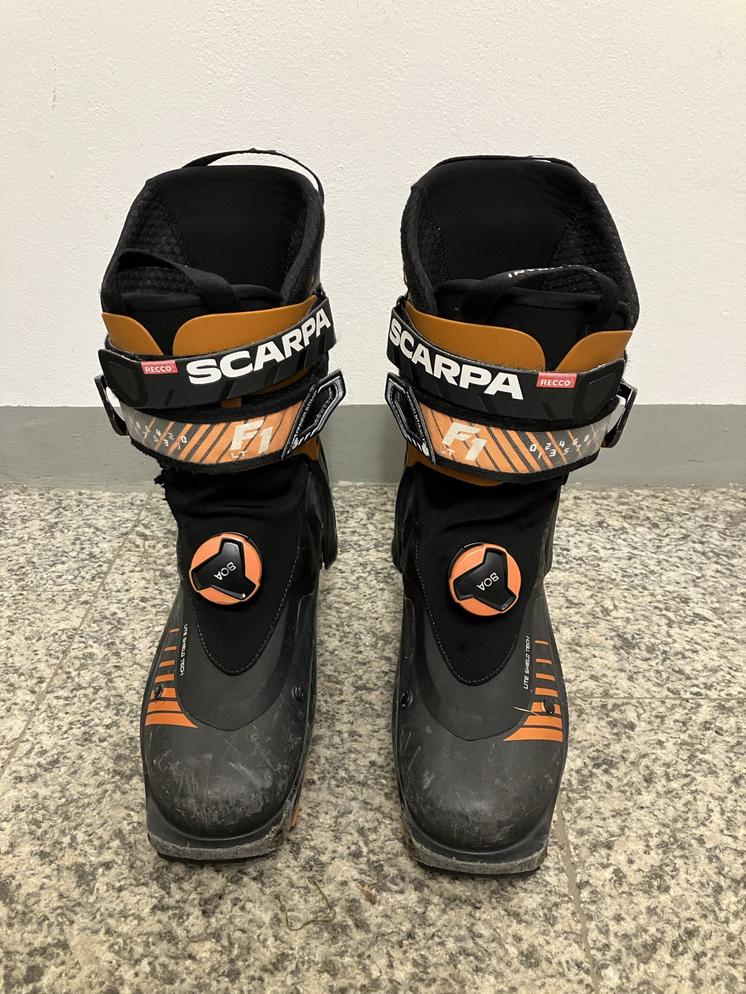 Scarponi scialpinismo Scarpa F1 LT BOA tg. 39 usti