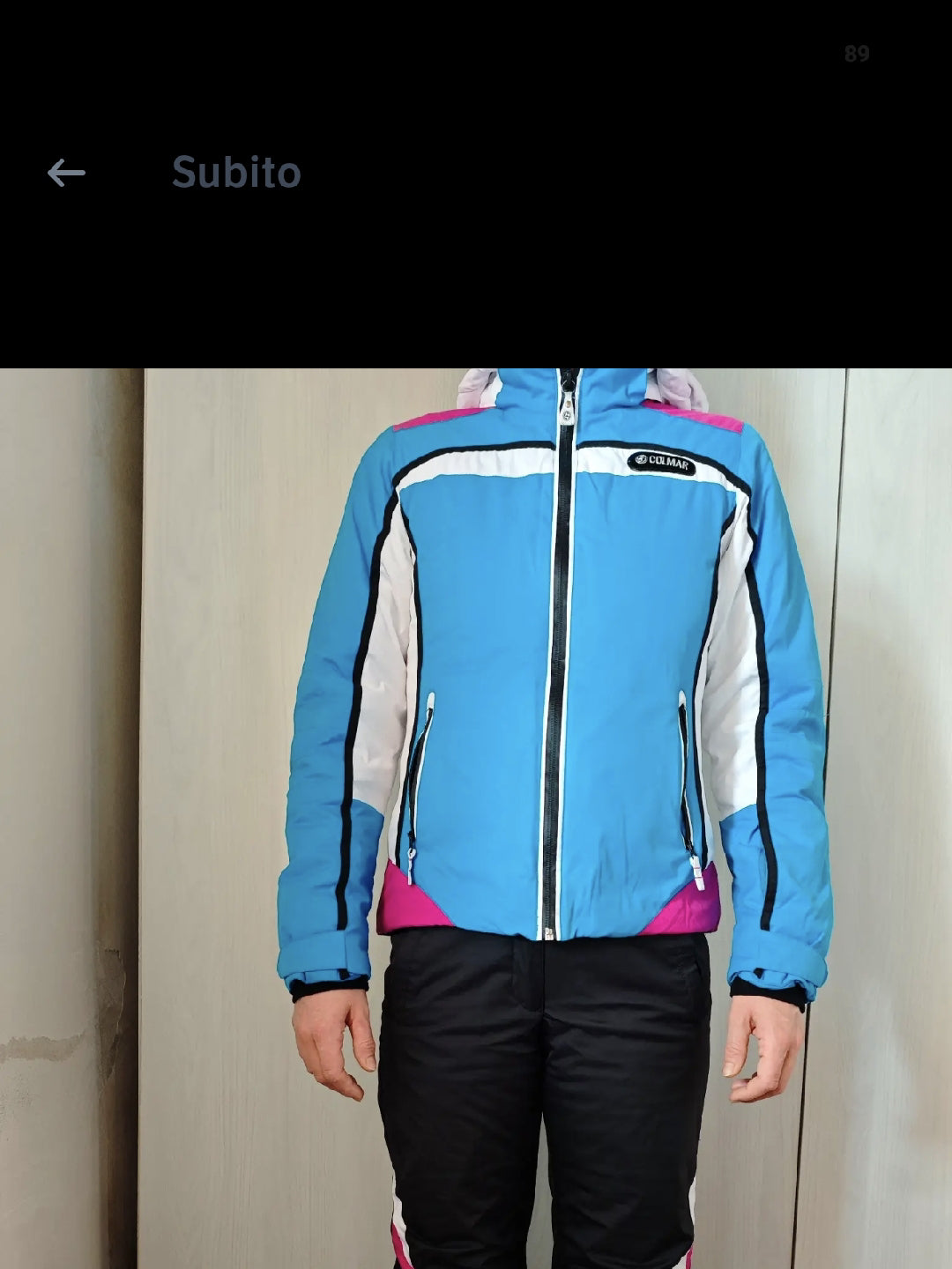 Tuta due pezzi Colmar tg 38 usata come nuova