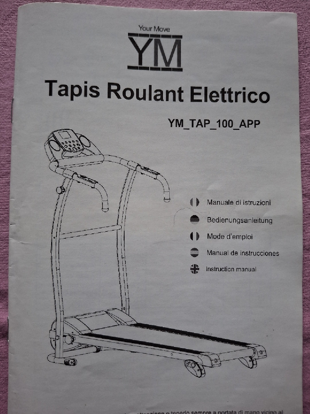 Tapis Roulant Your Move pieghevole usato