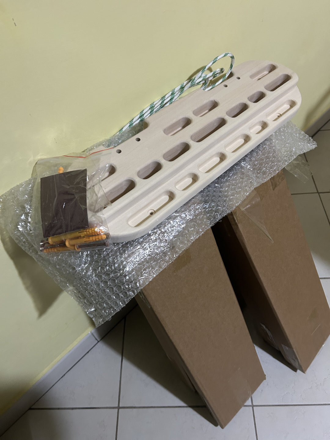 Trave in legno hangboard arrampicata Climbing nuova