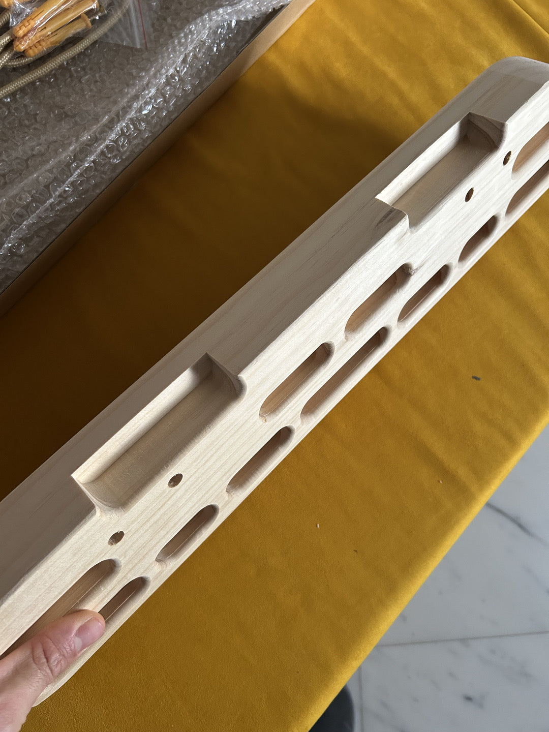 trave allenamento arrampicata legno hangboard nuova