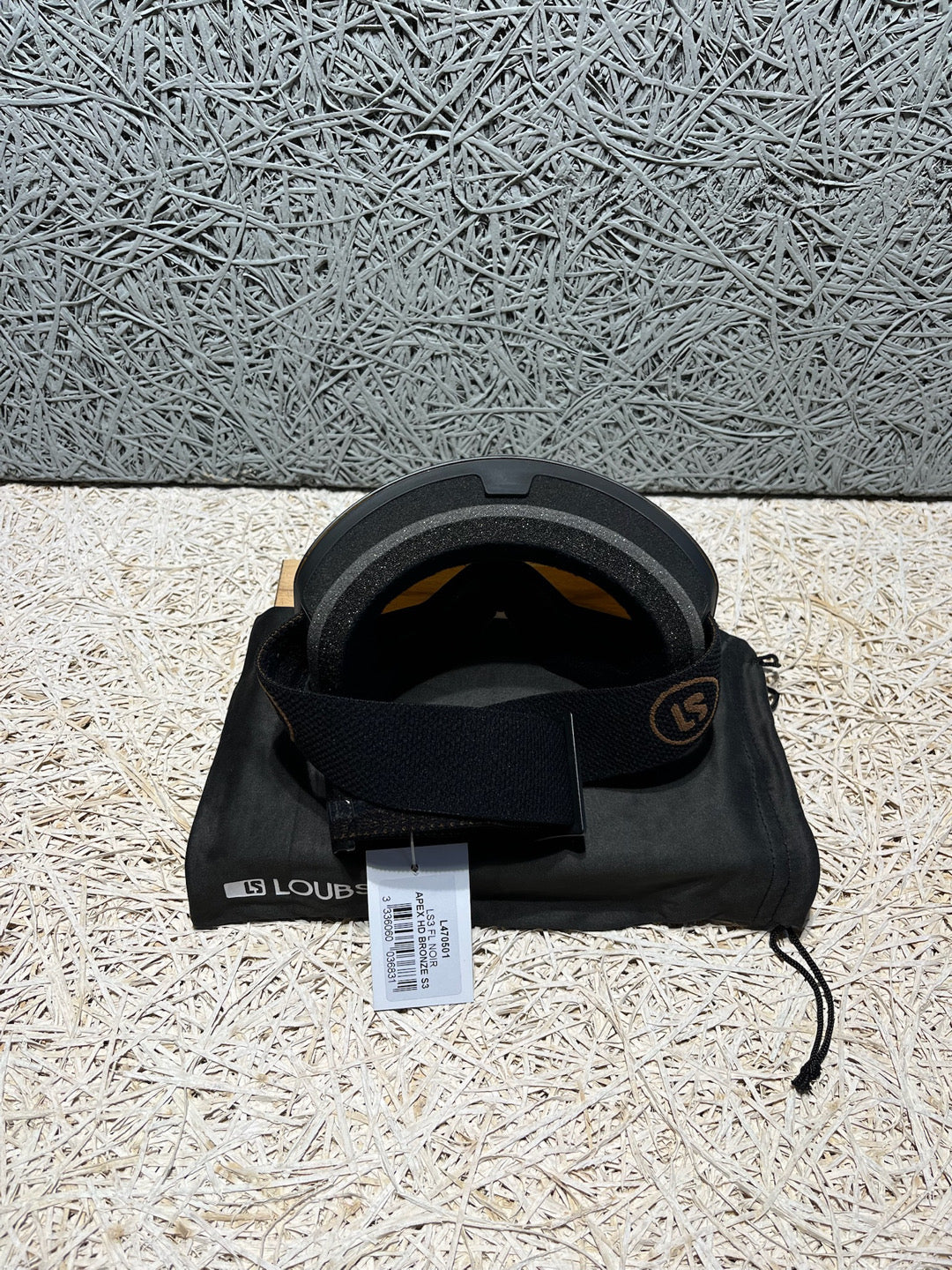 Maschera sci Loubsol LS3 Frameless APEX Cat 3 nera