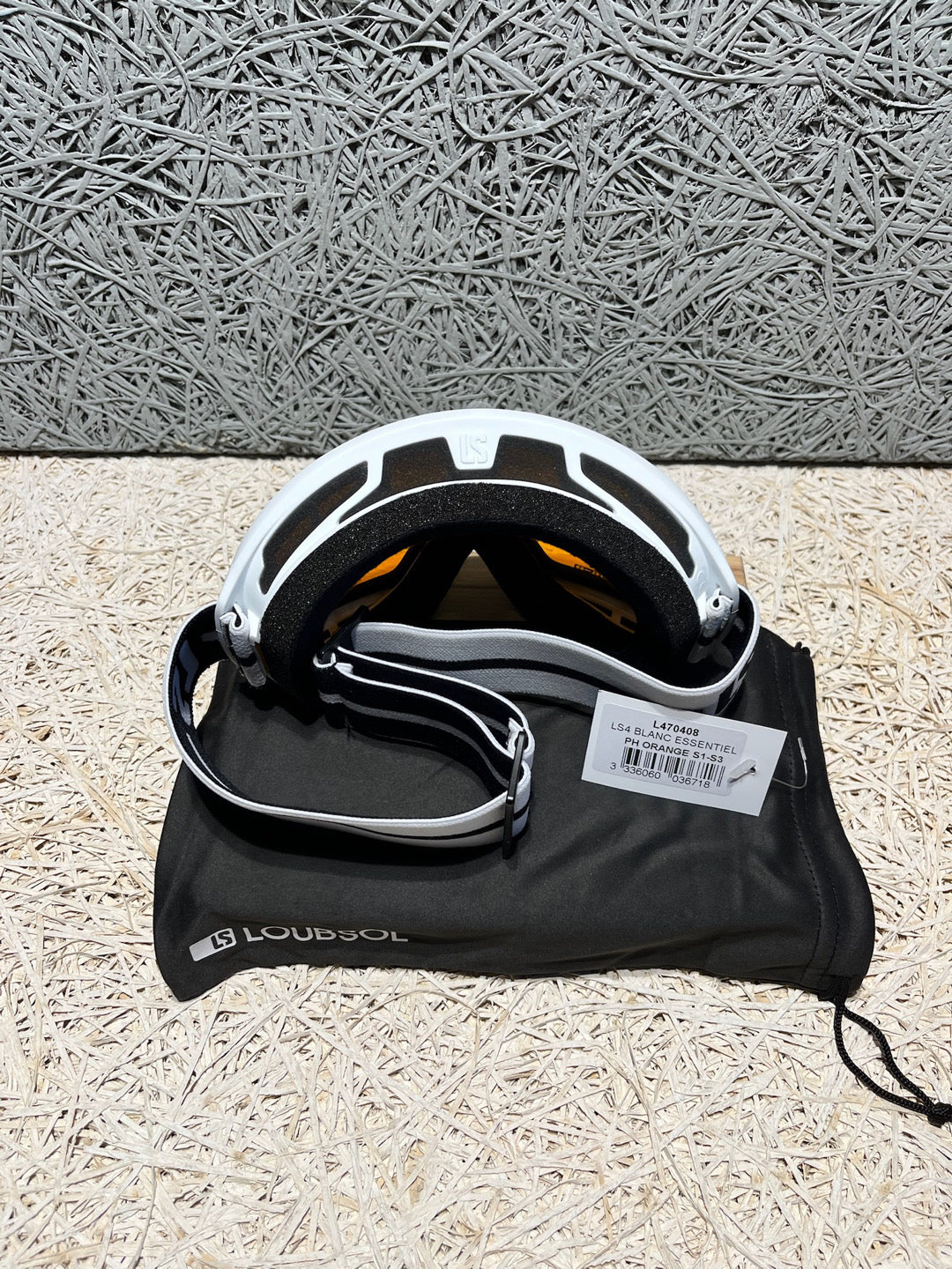 Maschera sci Loubsol LS4 OTG Cat 1-3 bianca nuova