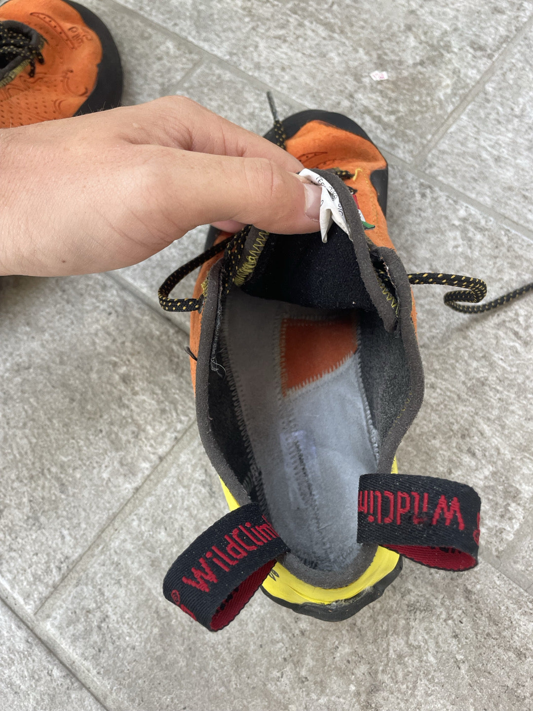 scarpette arrampicata wildclimb pantera laser tg. 43 usate
