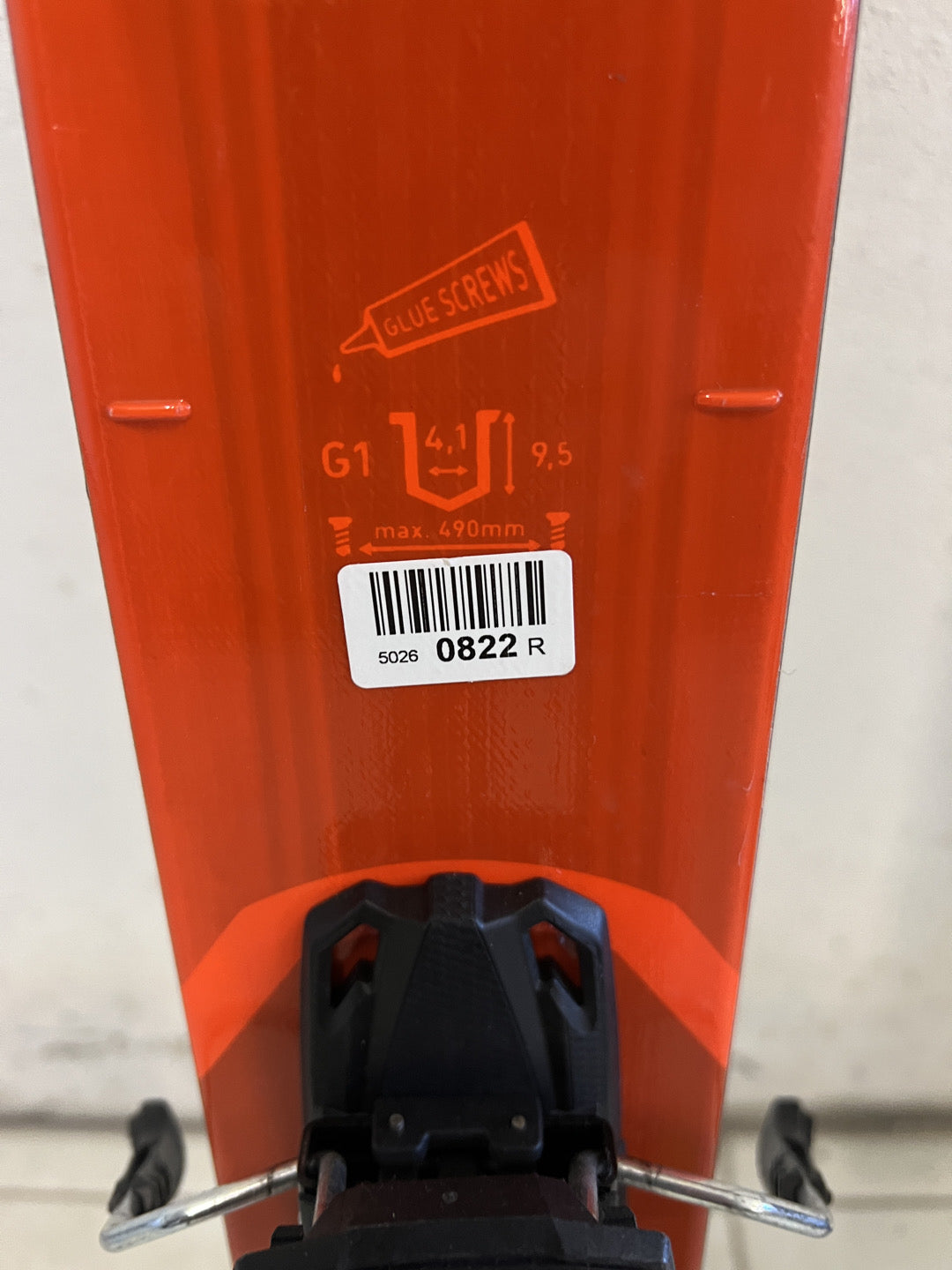 164cm Blizzard G095 Sci + attacchi + pelli (N0822)