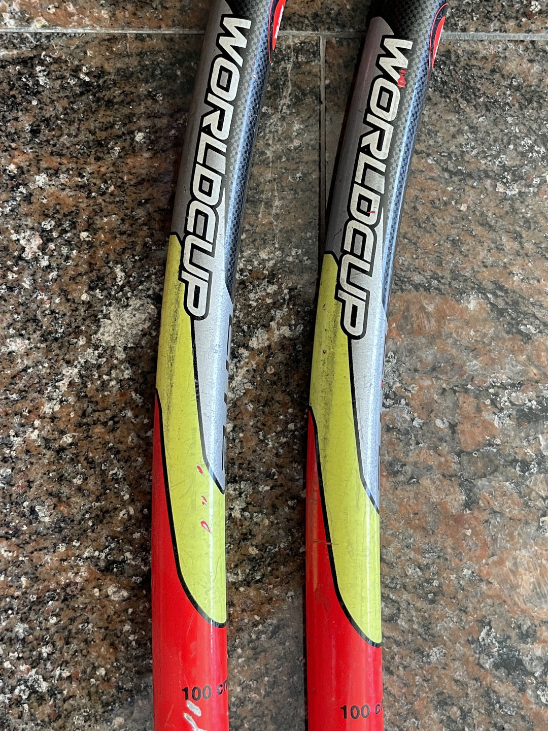 Bastoncini da sci Leki WC 100 cm alluminio usati