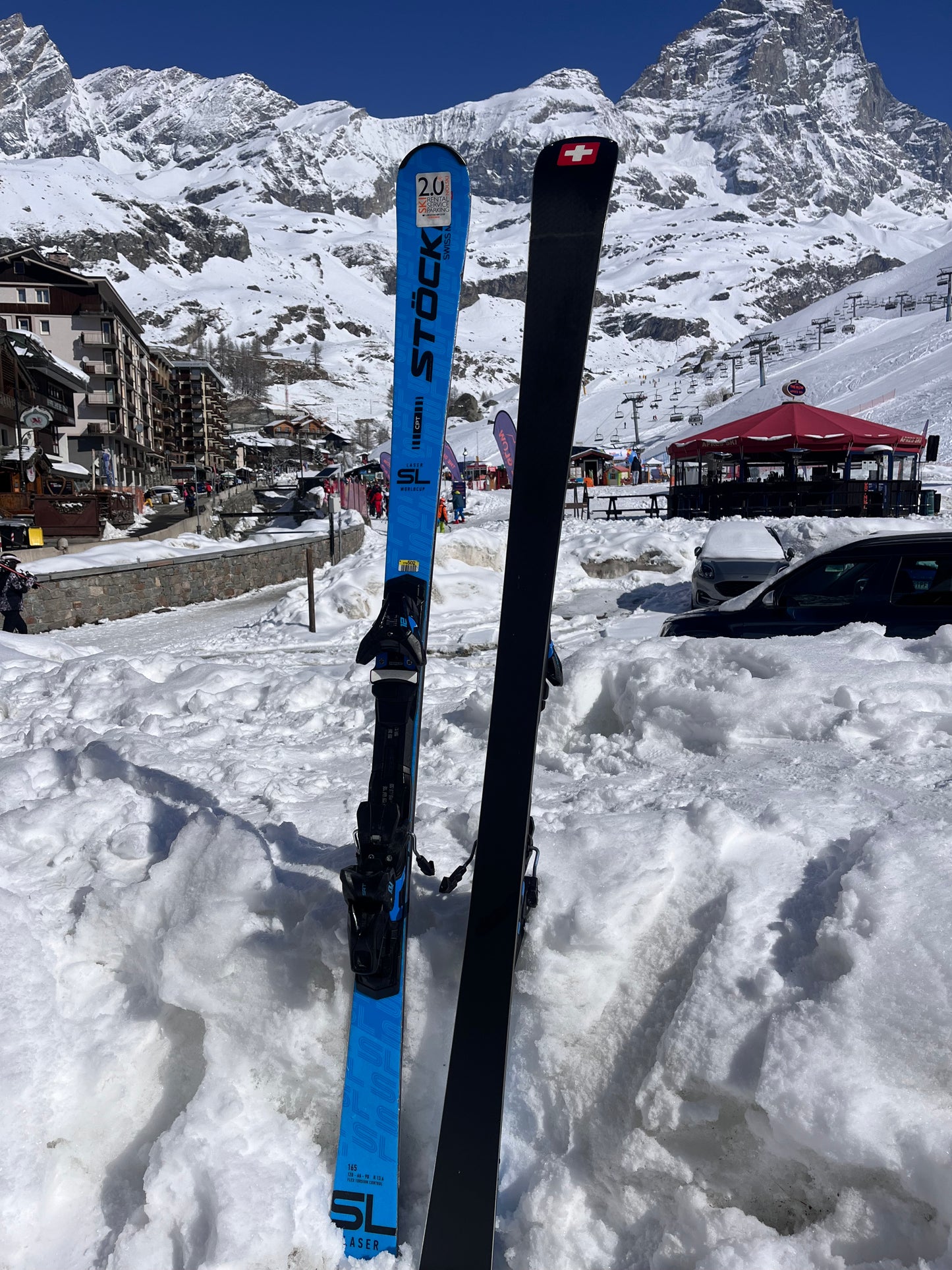 165cm Stockli Laser SL 2025 + SRT 12 usato ex noleggio
