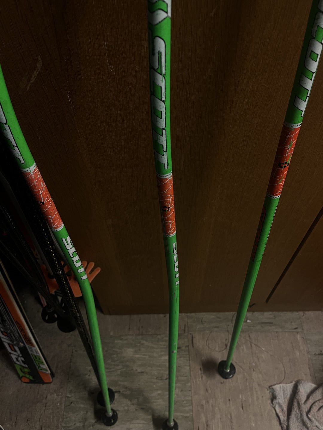 Bastoncini sci Scott da Slalom Gigante cm 130 usati