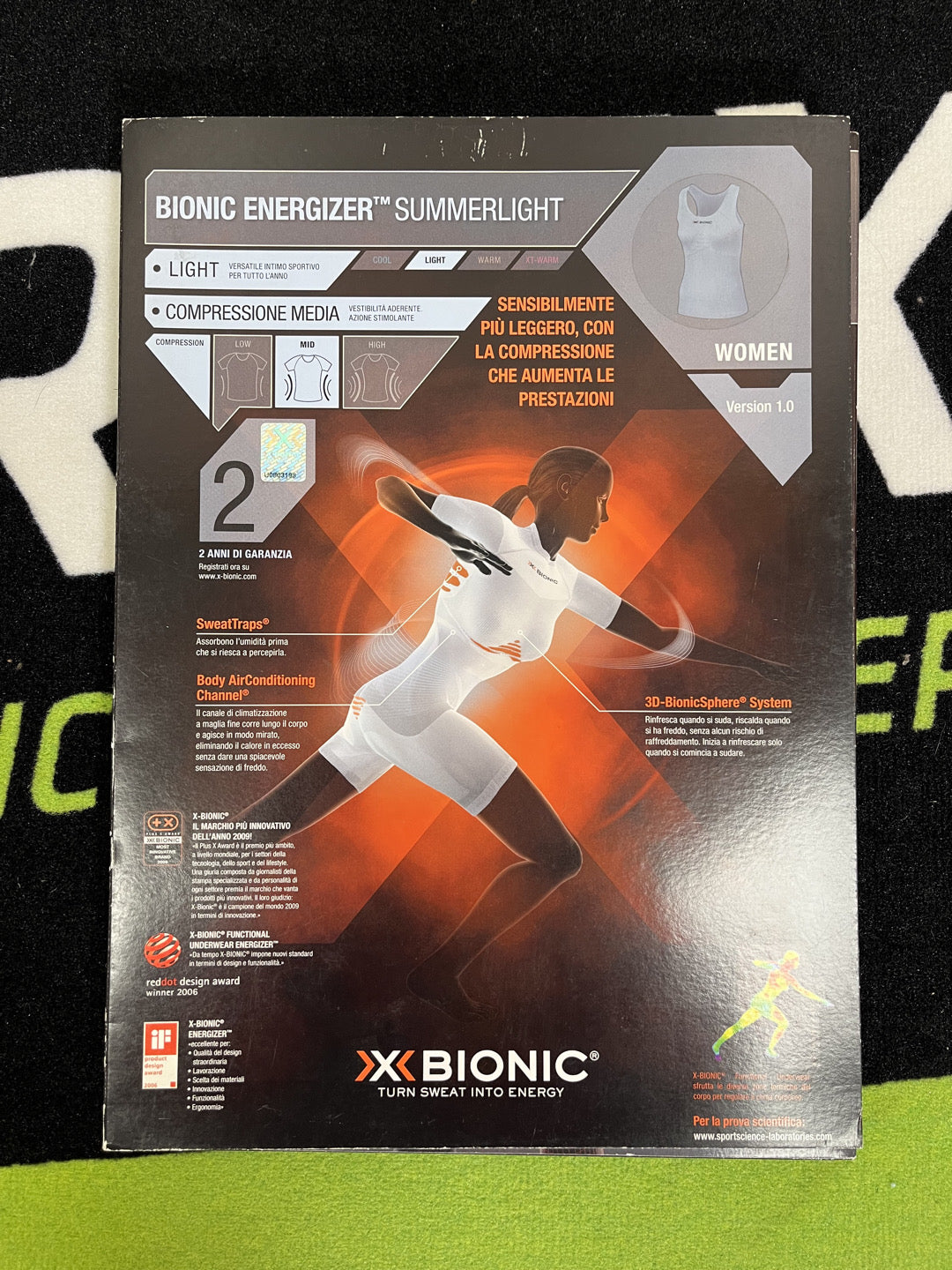 Canotta tecnica sci X-Bionic tg. S donna nuova
