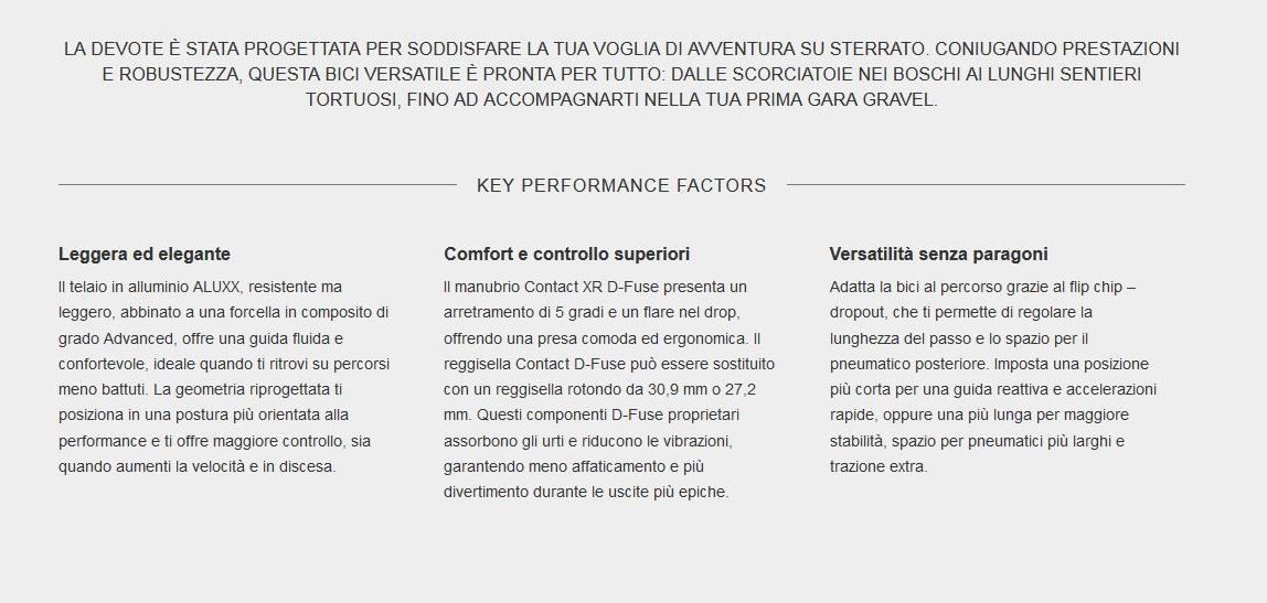 Liv Devote 0 — gruppo Shimano GRX, taglia XS LO