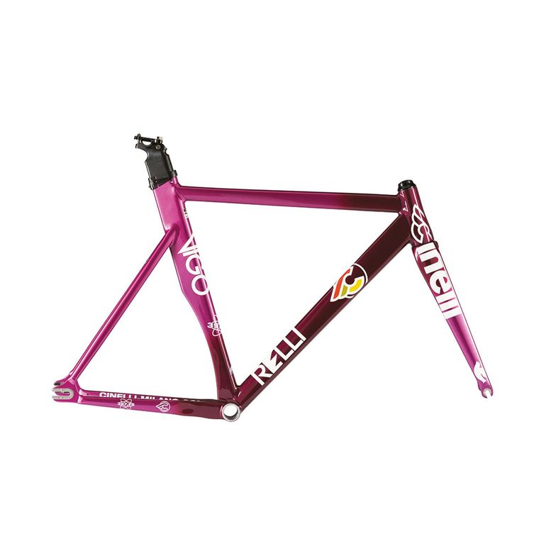 Cinelli Vigorelli Burgundy Nebula 2026 usata — vista laterale