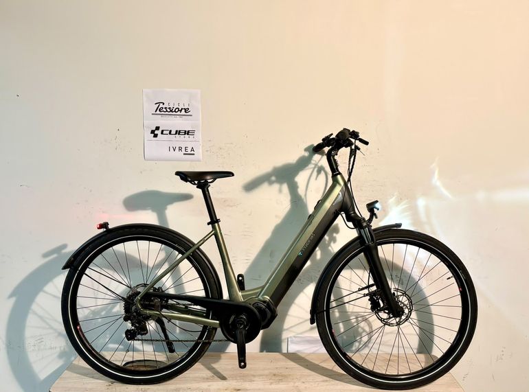 Bianchi T-Tronik C-Type Sunrace X5 2025 usata — vista laterale