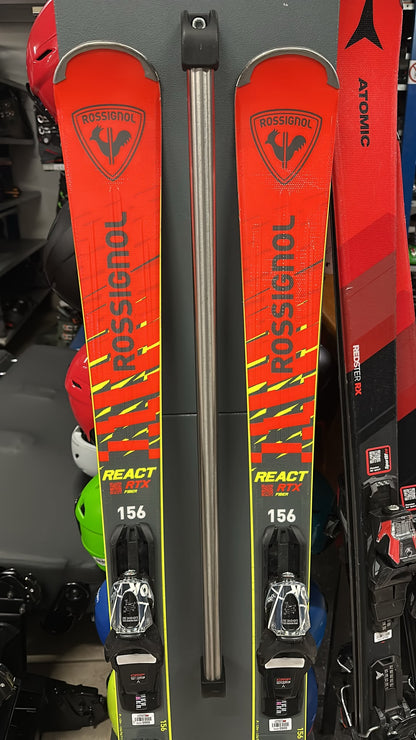 Rossignol React RTX — raggio 12m, waist 74mm