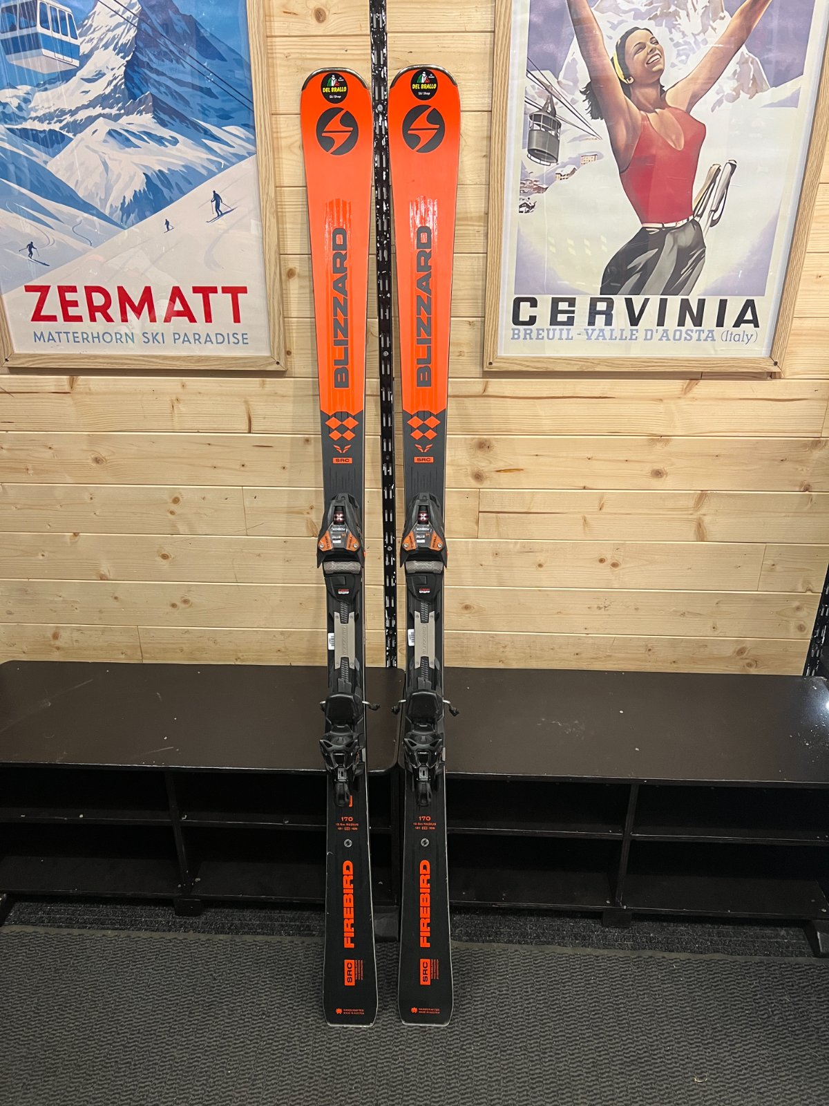 Blizzard Firebird SRC — raggio 13.5m, waist 68mm