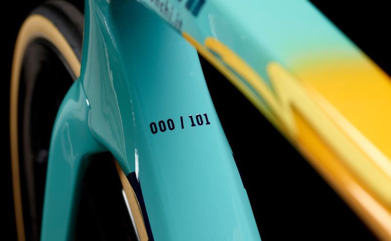 Bianchi Specialissima Rc Pantani Super Wrl 2026 usata — vista laterale
