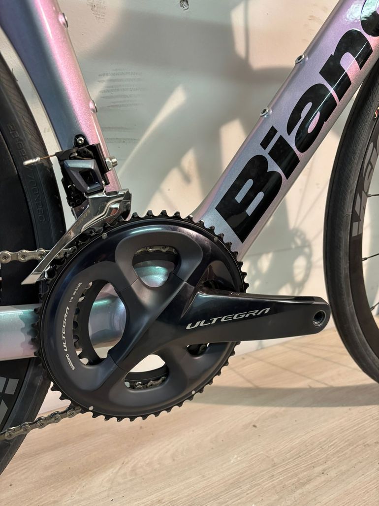 Bianchi Aria E-Road 11v — telaio in Carbonio, Ottime condizioni