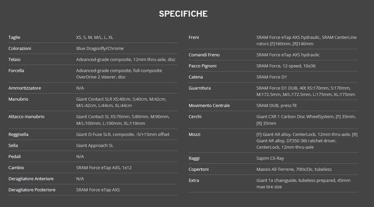 Giant Tcx Advanced Pro 0 2024 usata — dettaglio