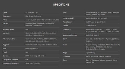 Giant Tcx Advanced Pro 0 2024 usata — dettaglio