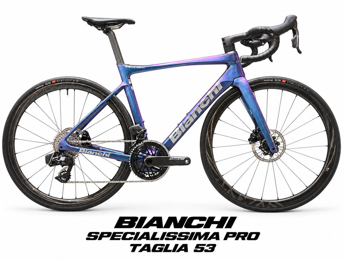 Bianchi Specialissima Pro 2026 usata — vista laterale