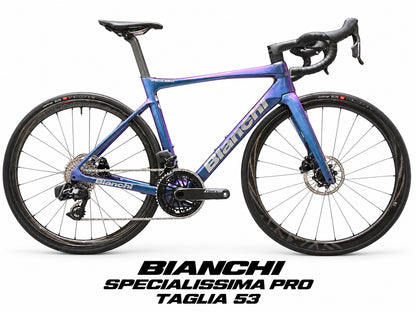 Bianchi Specialissima Pro 2026 usata — vista laterale