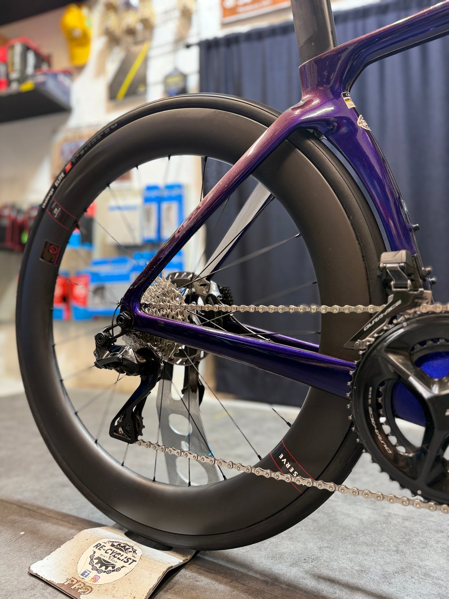 Cervelo S5 Sapphire Ice 2024 usata — dettaglio