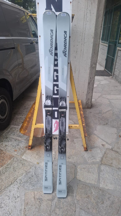 Nordica Spitfire CA Grey — raggio 15m, waist 71mm