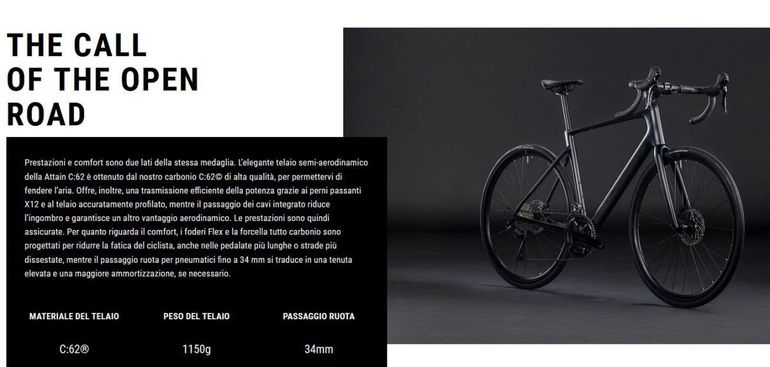 Cube Attain C:62, Race — gruppo Shimano 105, taglia 60 cm