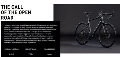 Cube Attain C:62, Race — gruppo Shimano 105, taglia 60 cm