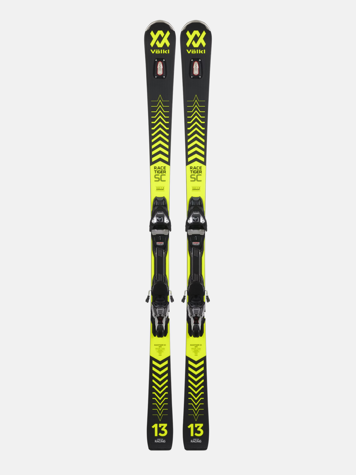 Volkl Racetiger SC Black 2022 usato — vista laterale