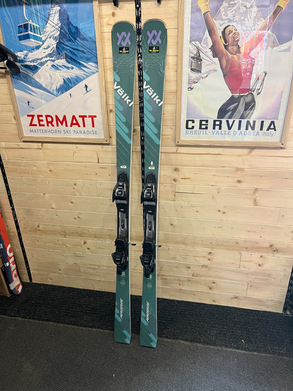 Volkl Peregrine 72 Green — raggio 14.5m, waist 72mm