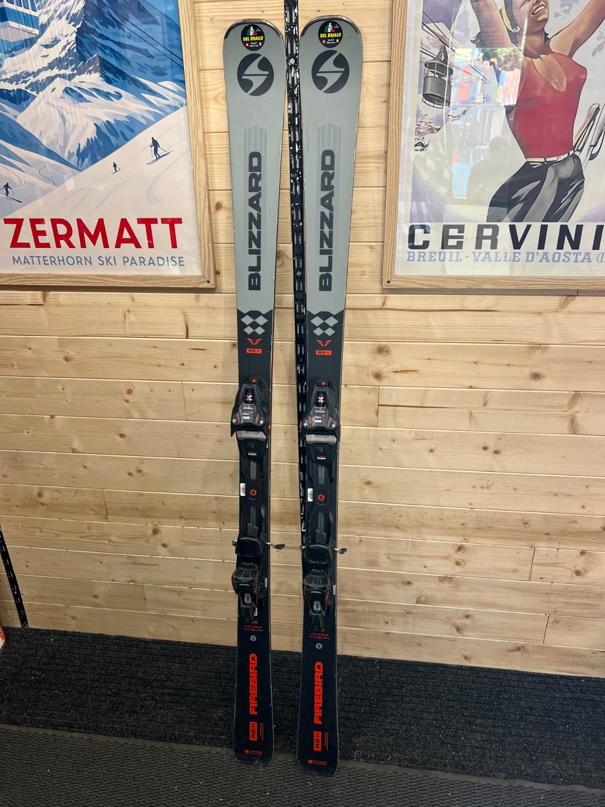 Blizzard Firebird 70 RS TI — raggio 14.5m, waist 70mm