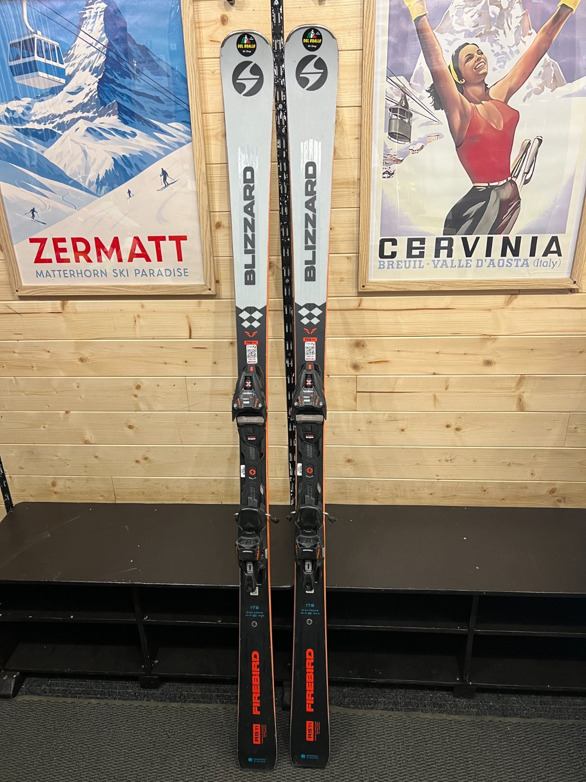 Blizzard Firebird 70 RS TI — raggio 16.5m, waist 70mm