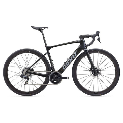 Giant Defy Advanced E+ 1 Elite 2025 usata — vista laterale